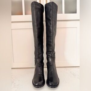👢Stuart Weitzman 5050 leather boots, black,Size 6.5 Iconic and timeless!